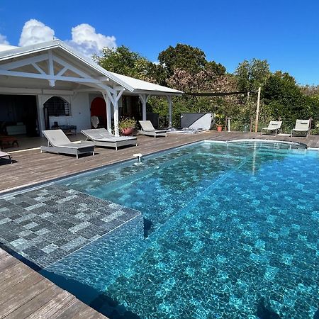 Villa Deluxe L'Hacienda Villa Vue Mer 180 Piscine Jacuzzi Proche Plage Marina Golf Pointe Des Chateaux Et Casino Jardin Clos Voyage Durable Saint-Francois  Eksteriør bilde