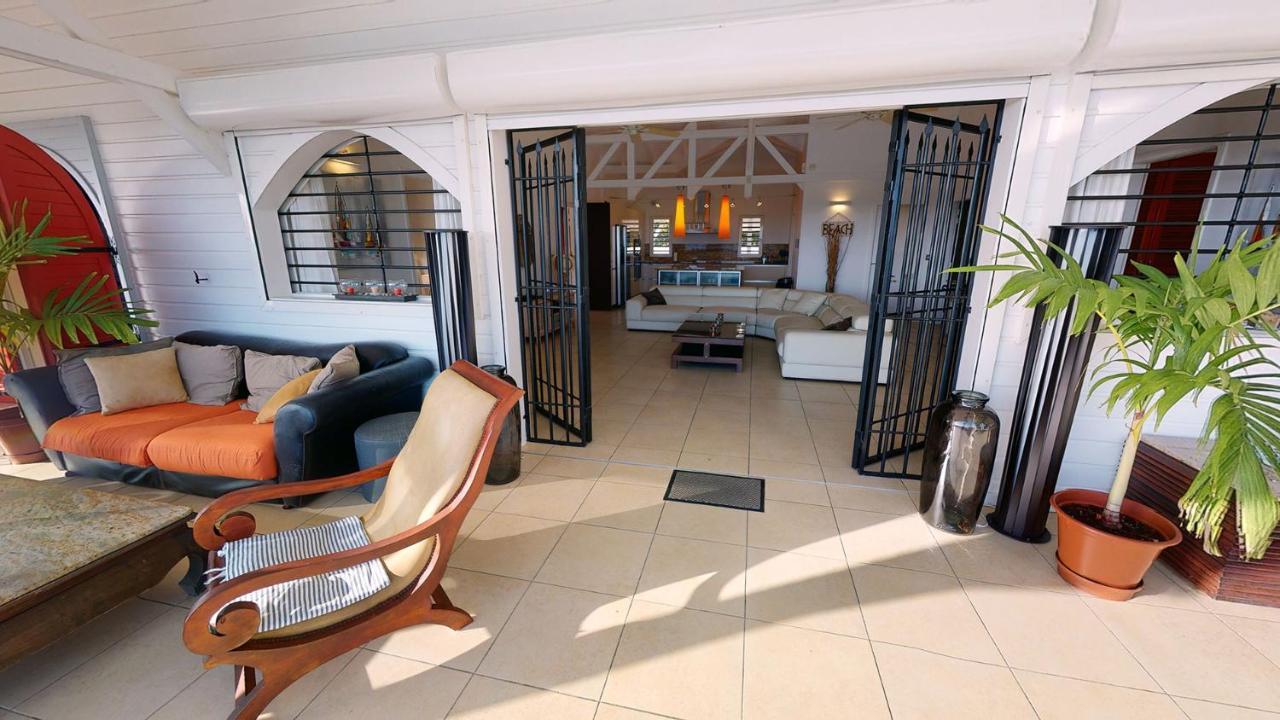 Villa Deluxe L'Hacienda Villa Vue Mer 180 Piscine Jacuzzi Proche Plage Marina Golf Pointe Des Chateaux Et Casino Jardin Clos Voyage Durable Saint-Francois  Eksteriør bilde