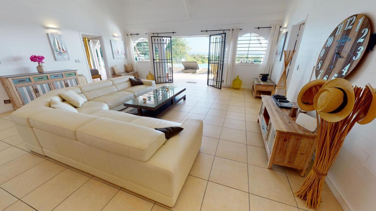 Villa Deluxe L'Hacienda Villa Vue Mer 180 Piscine Jacuzzi Proche Plage Marina Golf Pointe Des Chateaux Et Casino Jardin Clos Voyage Durable Saint-Francois  Eksteriør bilde