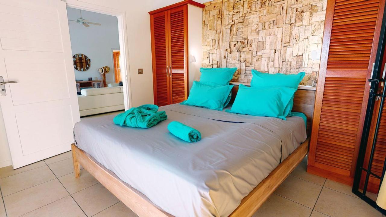 Villa Deluxe L'Hacienda Villa Vue Mer 180 Piscine Jacuzzi Proche Plage Marina Golf Pointe Des Chateaux Et Casino Jardin Clos Voyage Durable Saint-Francois  Eksteriør bilde