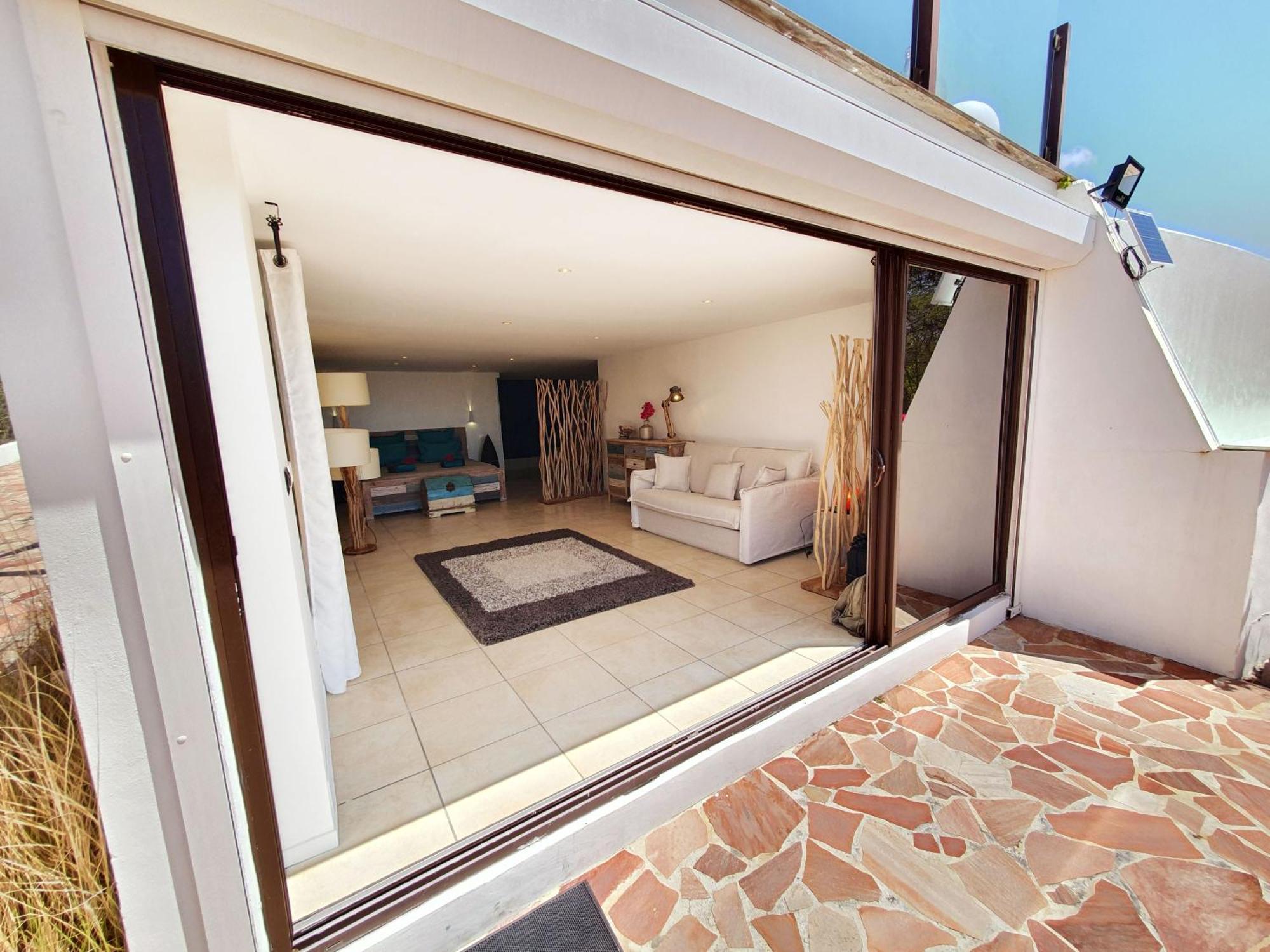 Villa Deluxe L'Hacienda Villa Vue Mer 180 Piscine Jacuzzi Proche Plage Marina Golf Pointe Des Chateaux Et Casino Jardin Clos Voyage Durable Saint-Francois  Rom bilde