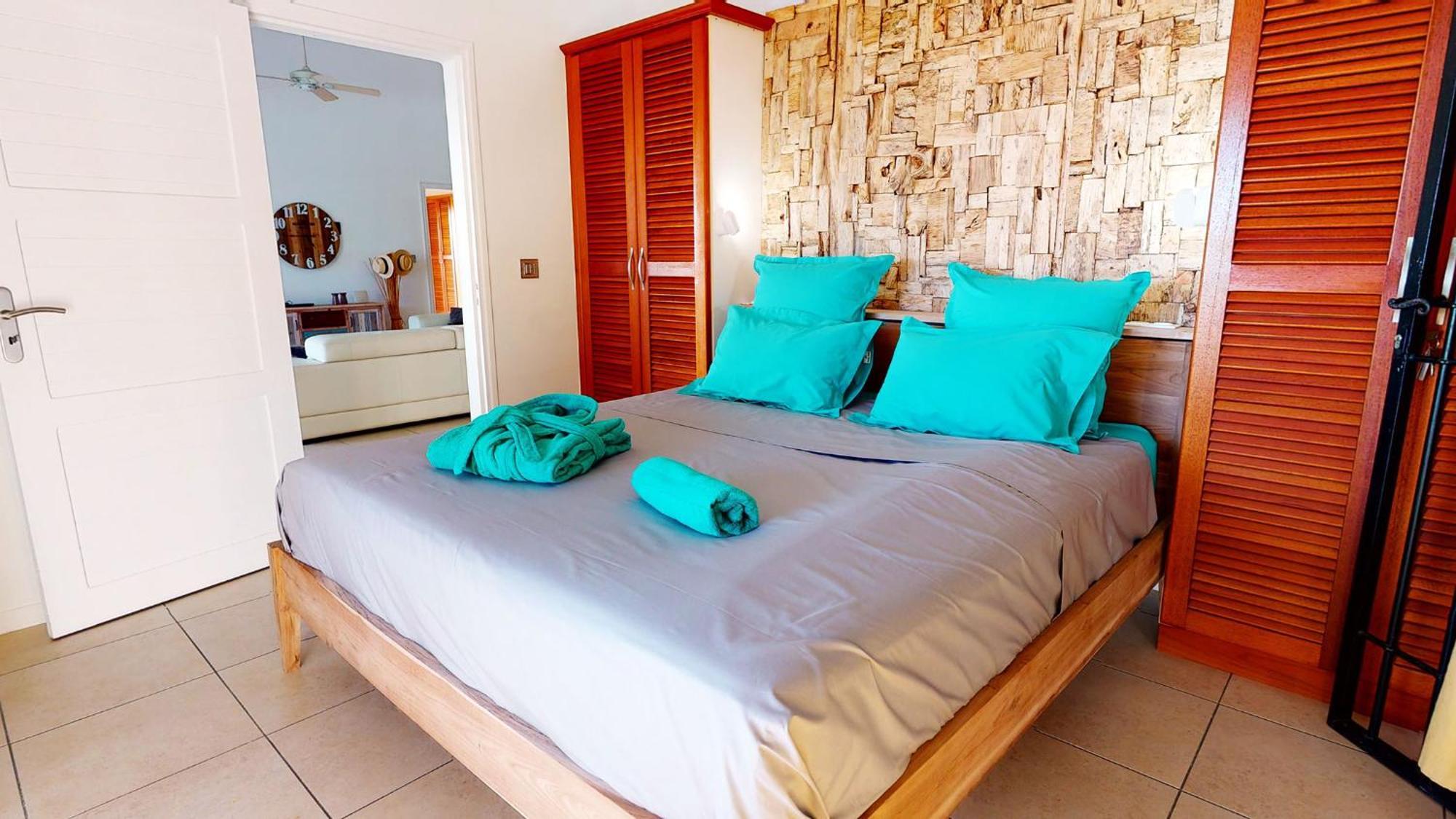 Villa Deluxe L'Hacienda Villa Vue Mer 180 Piscine Jacuzzi Proche Plage Marina Golf Pointe Des Chateaux Et Casino Jardin Clos Voyage Durable Saint-Francois  Rom bilde